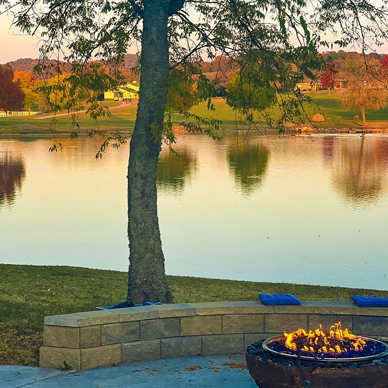 Fire Pit on the Water