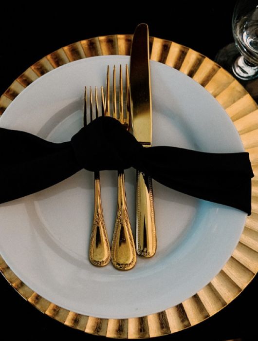 Wedding place setting